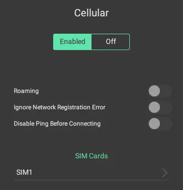 Cellular Configurazione 1
