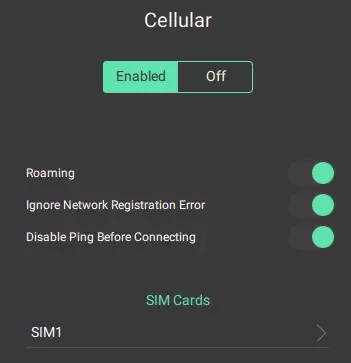 Cellular Configurazione 2