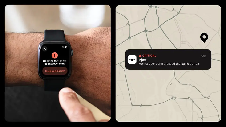 Pulsante antipanico su Apple Watch